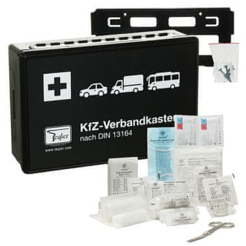 Q DIN 13164 komplet prve pomoći za automobil u kutiji - komplet prve pomoći s auto opremom 1 kom.