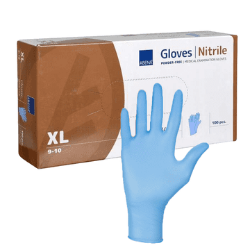 abena Classic nitrilne rukavice bez pudera XL plave 100 kom