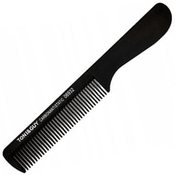 Toni&Guy Frizerski češalj za šišanje i raspetljavanje, antistatički, crni, 06932