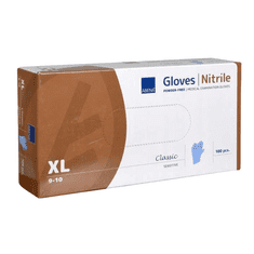 abena Classic nitrilne rukavice bez pudera XL plave 100 kom