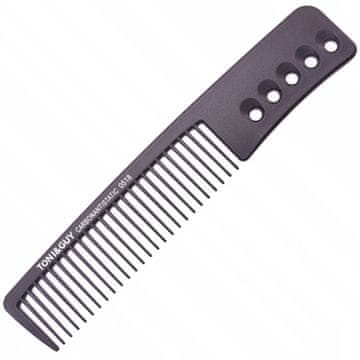 Toni&Guy Ravni češalj za šišanje i raspetljavanje, antistatički, crni 0518