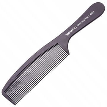 Toni&Guy Frizerski češalj za šišanje i raspetljavanje, antistatički, crni, 0612
