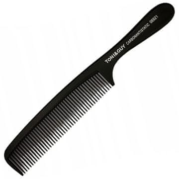Toni&Guy Frizerski češalj za šišanje i raspetljavanje, antistatički, crni, 06921