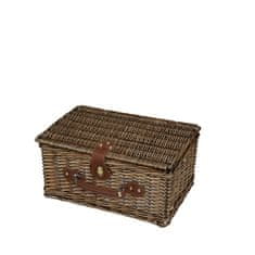 Cilio Lenno košara za piknik za 4 osobe, svijetlosmeđa, 42 x 28 x 20 cm