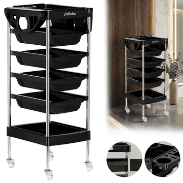 Mobilna frizerska kolica za bojenje kozmetike za SPA salon