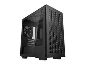 DEEPCOOL Kućište za računalo DeepCool CH370, Micro-ATX, kaljeno staklo, crno
