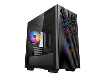 DEEPCOOL MATREXX 40 3FS kućište za računalo, Micro-ATX, kaljeno staklo, crno