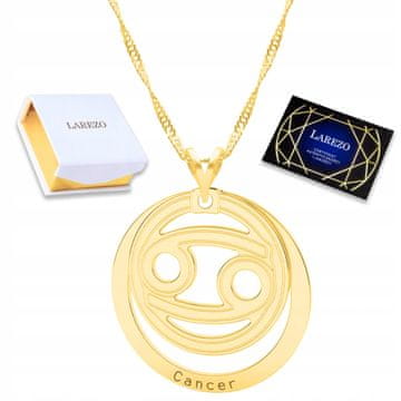 Zlatna ogrlica Rak Zodijak Rak Horoskop Astrologija 925