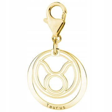Złota Zawieszka ze Znakiem Zodiaku dla Byka Znak Zodiaku Byk SREBRO 925