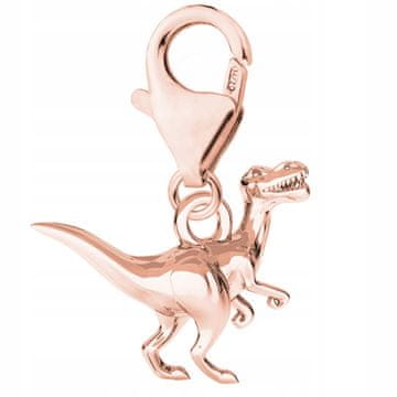 Pozlaćeni privjesak s dinosaurom Dinosaur Zmaj Zmaj Dinosaur SREBRO 925
