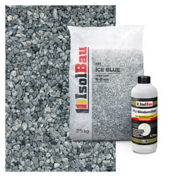 set kamenih tepiha Steinteppich ledeno plava 4/8 mm 25 kg