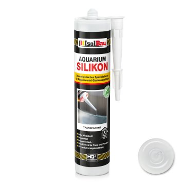 IsolBau prozirni silikon za akvarij 1 x 300ml