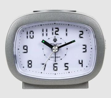 Perfect SAVRŠENI KVARCNI ALARMNI SAT BB-9007 SIVI