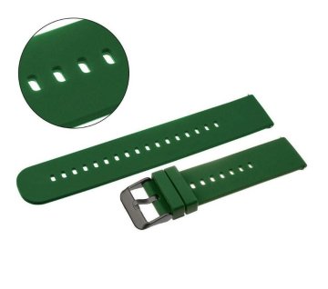 Pacific SILIKONSKI REMEN 18 MM U27 tamnozelena crna kopča