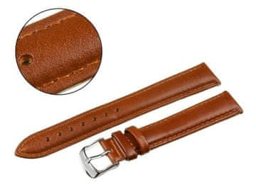 Pacific REMEN 22 MM XL W83L GLATKI svijetlosmeđi remen, smeđi šavovi