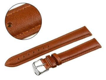 Pacific REMEN 20MM XL W83L GLATKI svijetlosmeđi remen, smeđi šavovi