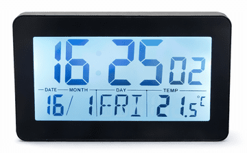 LCD KVARCNI ALARMNI SAT JB-8203 CRNI SAVRŠEN
