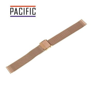 Pacific MREŽASTA NARUKVICA 12 MM PVD RUŽIČASTO ZLATO, 0,6 MM TKANJE