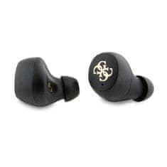 Guess 4G metalni logo - TWS ENC Bluetooth slušalice + kutijica za punjenje (roza)