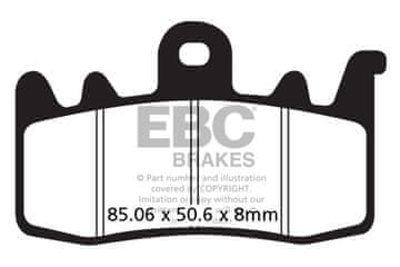 EBC FA630HH ojačane kočione pločice (set za 1 disk)