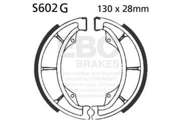 EBC S602G prorezne kočione papučice (1 set)