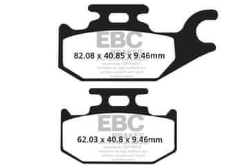 EBC FA307TT kočione pločice (set za 1 disk)