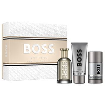 Hugo Boss Boss set u bočicama: 100 ml parfemske vode + 100 ml gela za tuširanje + 75 ml dezodoransa u stiku