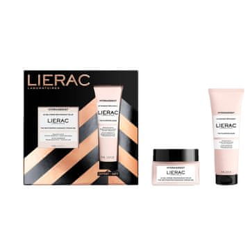Lierac Hydragenist hidratantni set: krema-gel za posvjetljivanje 50 ml + maska za punjenje 75 ml