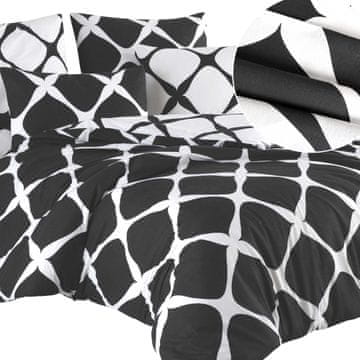 Darymex Posteljina 160x200 pamuk PROIZVOD POLISH klasični stil NOIR crno bijela