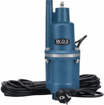 Nikcorp Potopna membranska pumpa za vodu WDS2600, 600W, 1200l/h, 90m visina podizanja, 8m dubina uranjanja, 3/4" priključak, 4kg, set s konopcem, stezaljkom, dodatnom membranom i brtvom, za bunare i