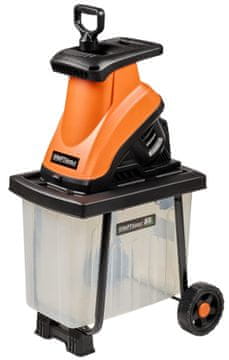 Nikcorp Električna vrtna drobilica 3000W, indukcijski motor, kapacitet 55L, maks. promjer grana 45mm, tihi rad, učinkovito usitnjavanje za malč, mobilna konstrukcija s kotačima, izdržljivo kućište
