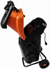Nikcorp Električna sjeckalica za grane 3000W, 45mm promjer, 4500 min⁻¹, čelični noževi, IP24, 96.7 dB(A), 10.5 kg, za malč i kompost, siguran rad s potiskivačem, vreća za otpad uključena, učinkovito
