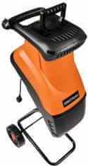 Nikcorp Električna sjeckalica za grane 3000W, 45mm promjer, 4500 min⁻¹, čelični noževi, IP24, 96.7 dB(A), 10.5 kg, za malč i kompost, siguran rad s potiskivačem, vreća za otpad uključena, učinkovito