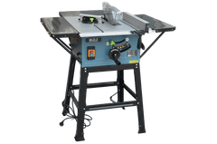 Nikcorp Stolni cirkular 2900W, 4800 o/min, radni stol 63x54 cm, list pile 250 mm, rez 85 mm pod 90°, 53 mm pod 45°, podešavanje kuta 0-45°, za drvo, ivericu, šperploču, plastiku, s odvodom prašine, sklopivim