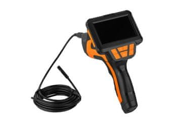Nikcorp Endoskopska Kamera Full HD 1080P s 4.3" LCD Zaslonom, 5m Kabelom, IP68 Vodootporna, 8mm Promjer, 3000mAh Baterija, Dvostruka Kamera, Snimanje Videa i Fotografija, Idealna za Auto, Vodovod, Elektroniku
