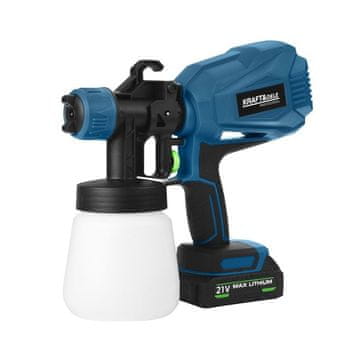 Nikcorp Akumulatorski pištolj za prskanje lakova, učinkovit, robustan, 800 ml