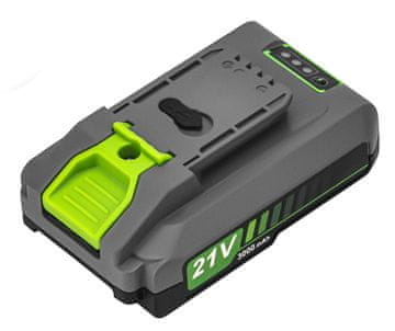 Nikcorp Litij-Ionska Baterija 21V 3.0Ah KD5378 za Bežične Perilice KD5373/KD5374, Snažno i Trajno Napajanje, LED Indikator, Crna, 1 Komad