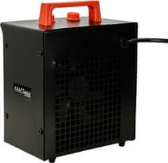 Nikcorp Električni grijač 3500W, termoventilator, snažni grijač za radionicu/garažu, 3 stupnja snage (30W/1750W/3500W), precizni termostat, ušteda energije, zaštita od pregrijavanja, čelično kućište