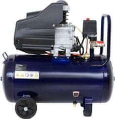 Nikcorp Uljni klipni kompresor 50L, 2.8 kW, 205 l/min, 8 bar, 230V, radionički, garažni, snažni, mobilni, s kotačima i ručkom, 2 manometra, presostat, ventil za kondenzat, čvrsta konstrukcija, za pneumatske