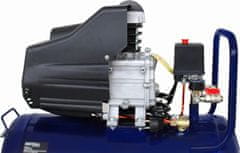 Nikcorp Uljni klipni kompresor 50L, 2.8 kW, 205 l/min, 8 bar, 230V, radionički, garažni, snažni, mobilni, s kotačima i ručkom, 2 manometra, presostat, ventil za kondenzat, čvrsta konstrukcija, za pneumatske