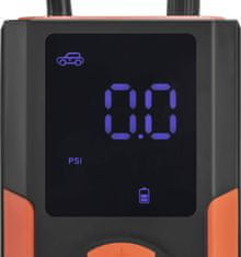 Nikcorp Akumulatorski Kompresor KD5534, Prijenosna Bežična Pumpa 150 PSI, 5000mAh Powerbank, USB-C, LED Svjetiljka, Automatsko Pumpanje za Auto, Moto, Bicikl, Lopte