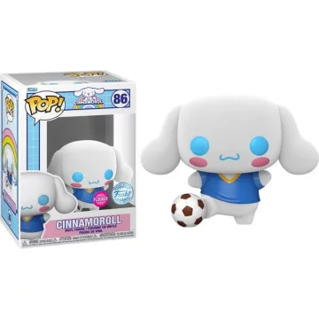 Funko POP! Sanrio - Cinnamoroll s nogometnom loptom (Flocked) #86 (Ekskluzivno)