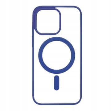 MagSafe futrola za iPhone 15 plava TPU PC zaštita prozirna