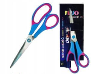 Gumirane škare 21 cm, FLUO 8'5