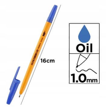 Omp Uljna olovka 1,0 mm plava PE259-50A