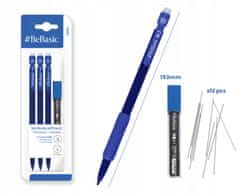 Omp BeBasic HB 0.7mm S009 mehanička olovka set od 3 olovke + stylus