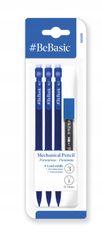 Omp BeBasic HB 0.7mm S009 mehanička olovka set od 3 olovke + stylus