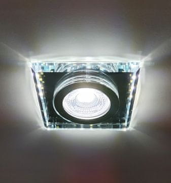 DE Stropna svjetiljka, staklo + LED traka 3W-4000K, GU10