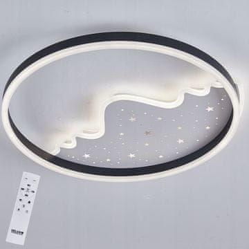 DE STROPNA SVJETILJKA PRSTENASTI LED LUSTER + DALJINSKI UPRAVLJAČ 83W 50cm