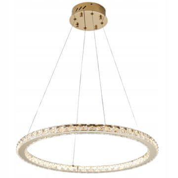 DE VISEĆA STROPNA SVJETILJKA LED LUSTERA PILOT RING 60cm glamurozni kristal
